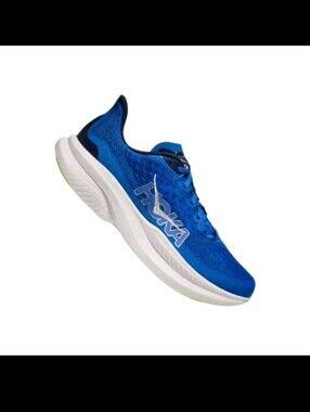 HOKA Men's Mach 6 Running Walking Comfort Electric Cobalt/ Varsity Navy Shoe 10